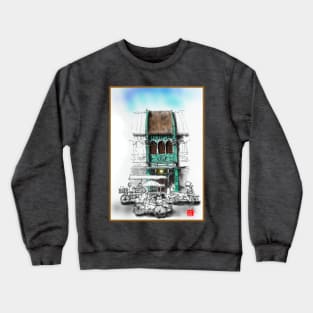 Penang Heritage Shop House In Malaysia Crewneck Sweatshirt